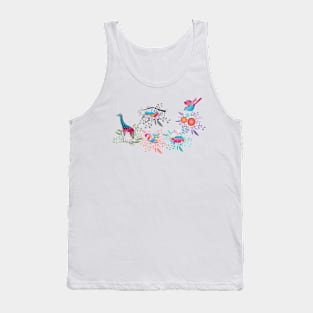 Spring Animals going to the Jungle Tank Top